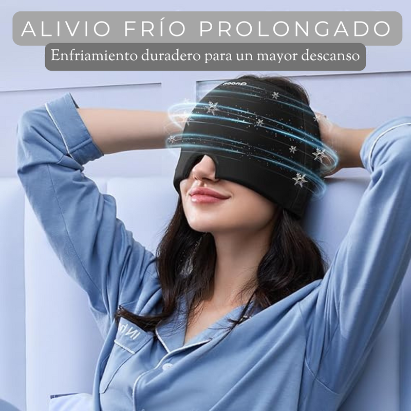 Gorra Antimigrañas de Alivio Natural | Frío y Calor Terapéutico