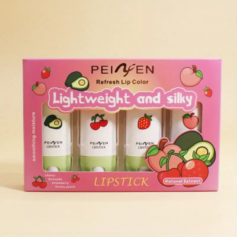 Hidratantes Frutales para Labios | Kit X4