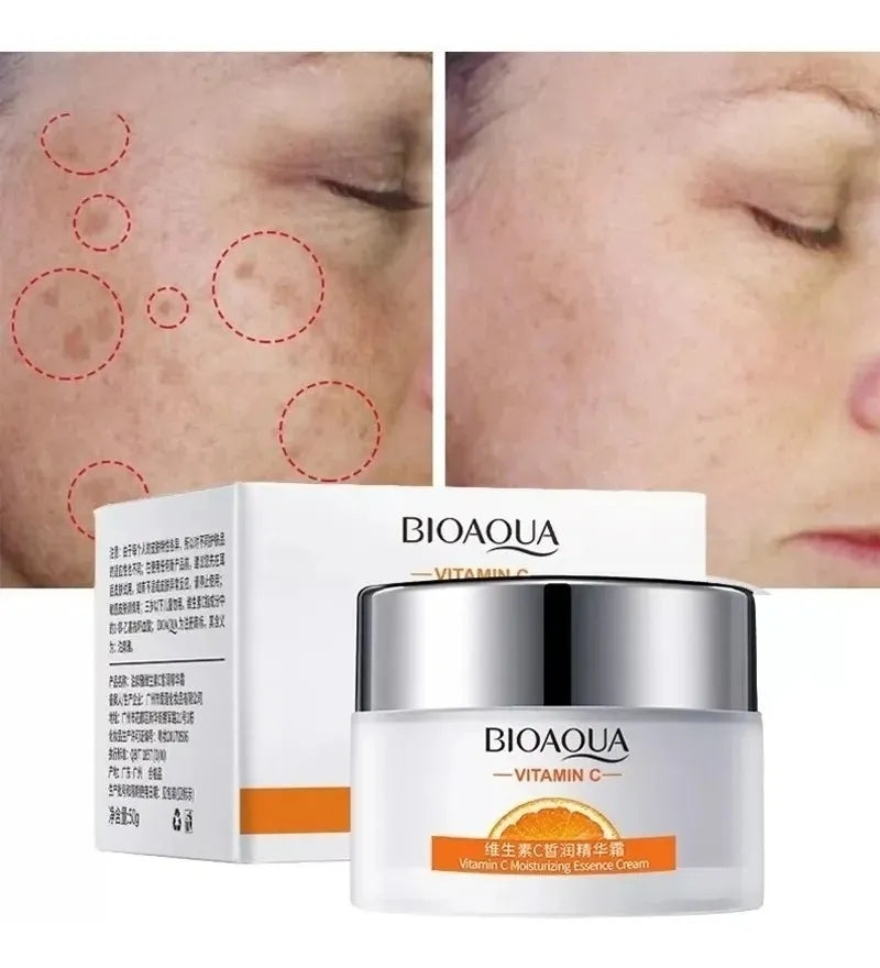Cuidado de la Piel, Facial & Skincare Crema Antiedad/Antimanchas Vitamina C - BIOAQUA