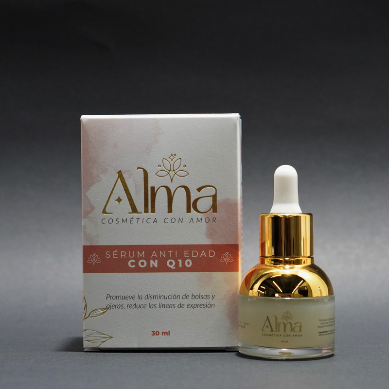 Sérum/Suero Antiedad con Coenzima Q10 - Alma Cosmetics
