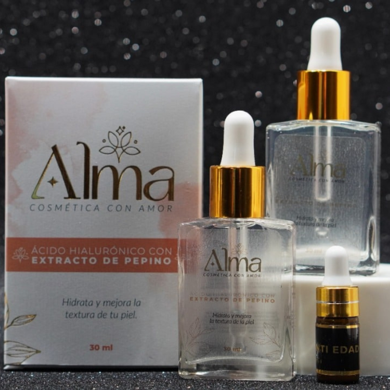 Alma Cosmetics Ácido Hialurónico con Extracto de Pepino - Alma Cosmetics