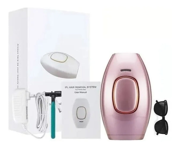 Kit 3 en 1: Depiladora Láser IPL/Luz Pulsada + Gafas de Sol + Rasuradora