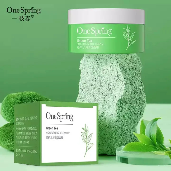 Kit x 3: Tratamiento Facial Hidratante de Té Verde | One Spring