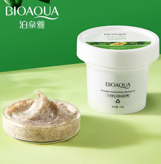 BioAQUA Crema Exfoliante Natural de Aguacate BioAQUA